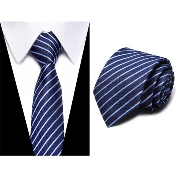 Tie For Men Necktie Woven Jacquard Neck Ties Set 6 PCS - Picture 2 of 8